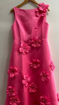 3d Flower Pink Dress