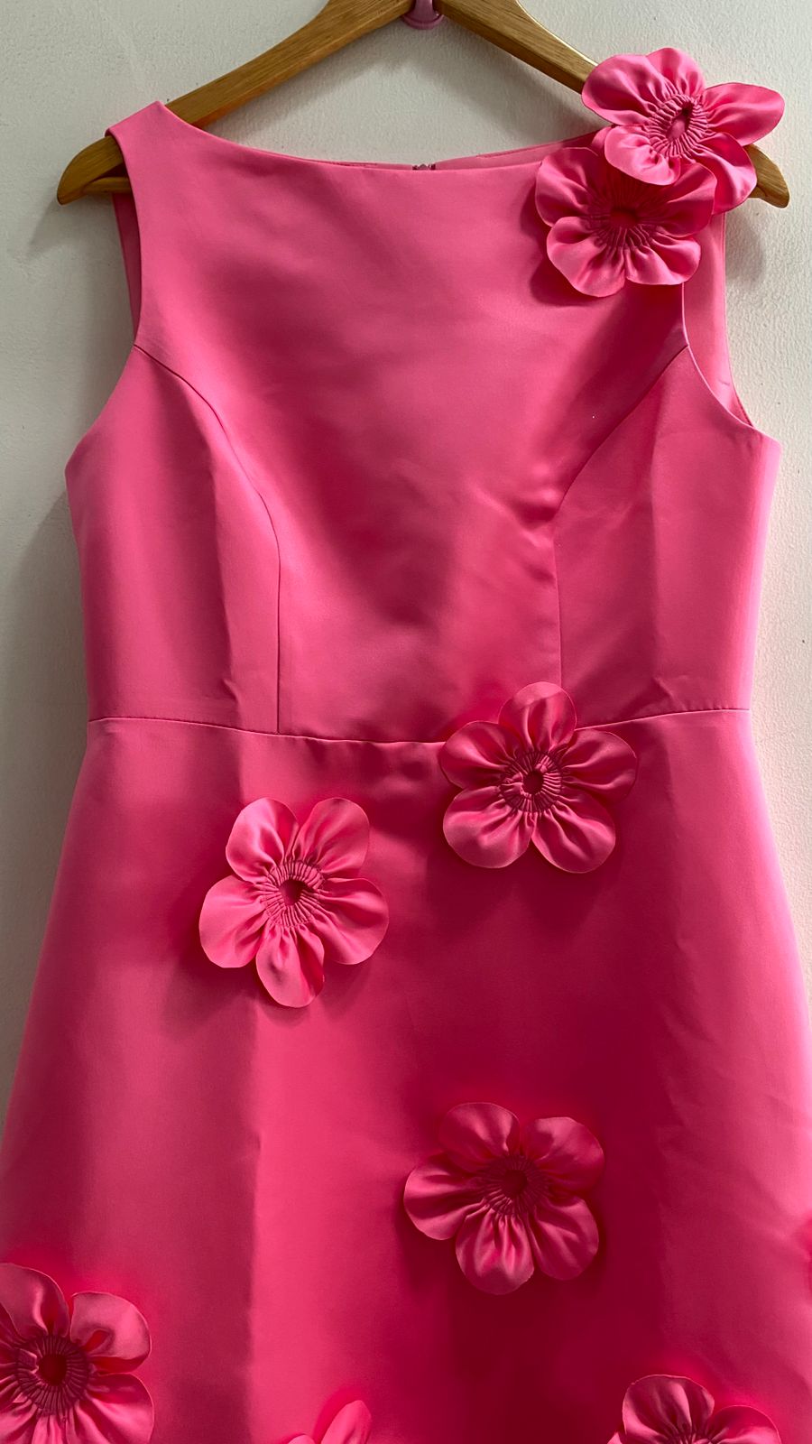 3d Flower Pink Dress