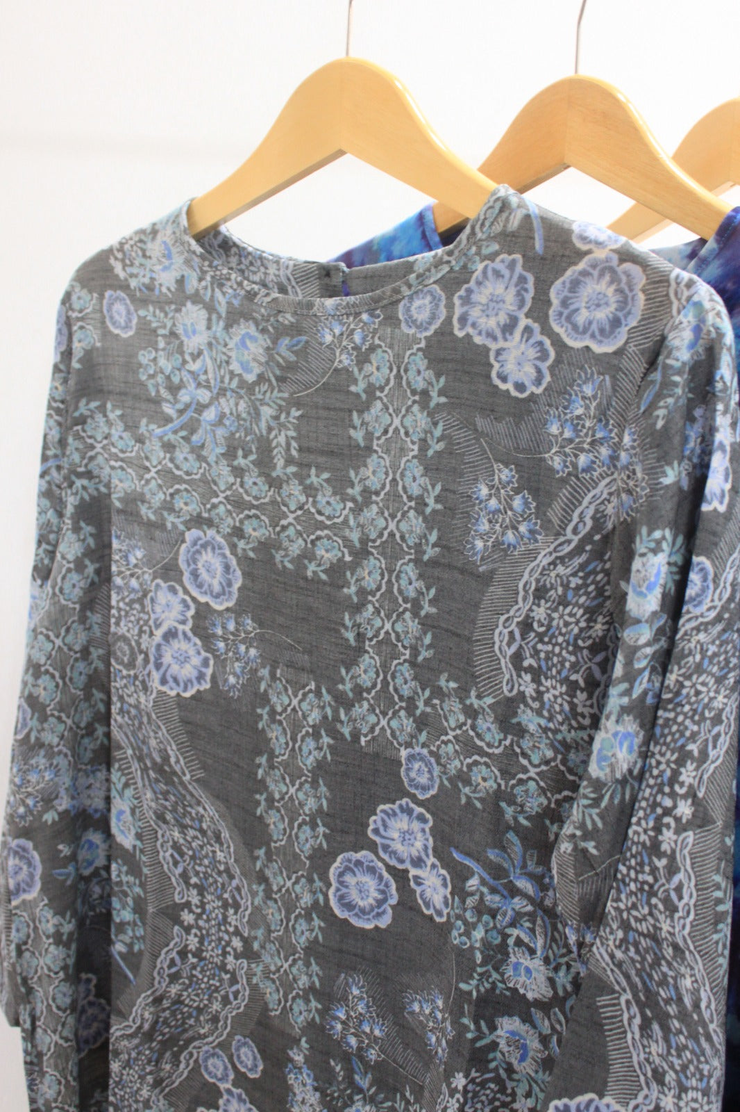 Grey Abstract Pattern Dress