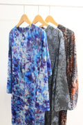 Mix Colour Abstract Pattern Dress